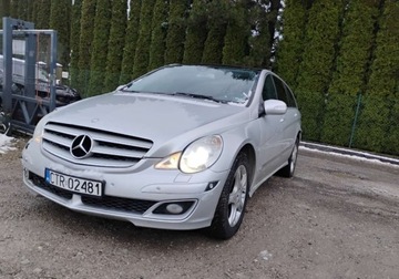 Mercedes Klasa R Off-roader Facelifting 300 CDI BlueEFFICIENCY 190KM 2011 Mercedes-Benz Klasa R 2011r, LONG, 3.0 CDI, 4-MATIC, Lekko uszkodzony praw, zdjęcie 1