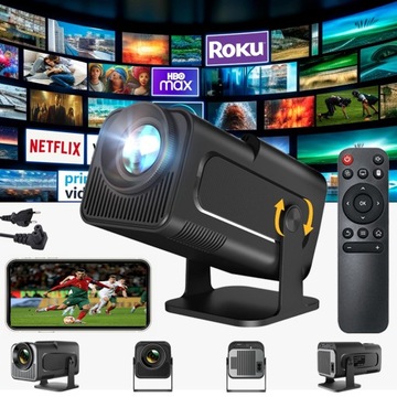 PROJEKTOR HY320 MINI RZUTNIK PRZENOŚNY ANDROID HD SMART TV NAJNOWSZA WERSJA