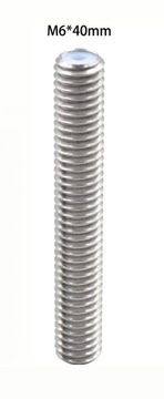 Rurka głowicy E3DV5, M6xM6x40mm. teflon, 1,75 mm