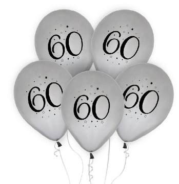BALONY na urodziny 60 LAT