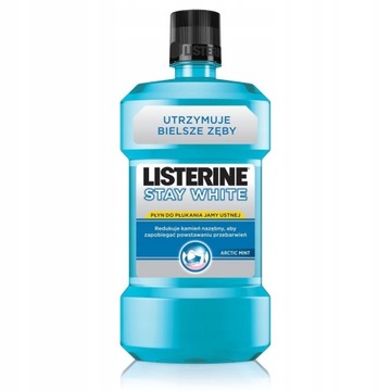 LISTERINE STAY WHITE 500ml NATURALNA BIEL - POLSKI