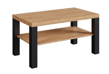 Ława stolik kawowy 100 x 55 dąb craft + czarny O11
