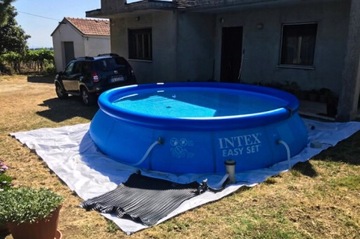 КОВР С СОЛНЕЧНЫМ ВОДОНАГРЕВОМ ECO 120x120CM INTEX НАГРЕВАТЕЛЬ ДЛЯ БАССЕЙНА XXL