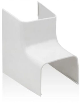 Narożnik wewnętrzny kolano do koryta kanału PVC 60X45