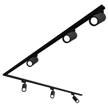 Zestaw Szynoprzewód Szyna 3m + 6x Lampa GU10 LED