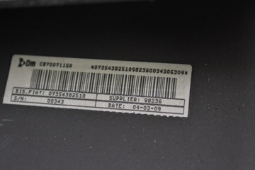 AIRBAG ULOŽENÍ SPOLUJEZDCE EU FIAT DUCATO 3 III 09R