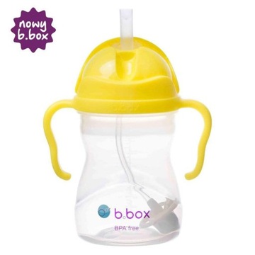B.BOX - Bidon ze słomką 240 ml | CYTRYNOWY