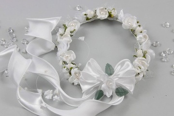 Венок причастия, зеленые и золотые кристаллы