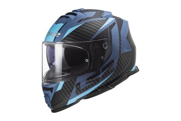 KASK MOTOCYKLOWY LS2 FF800 STORM II RACER + PINLOCK + BLENDA ECER 22.06