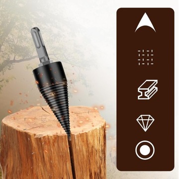 ЖЕСТКИЙ 32ММ + 42ММ ДЕРЕВОКОЛ, Дрель, ДЕРЕВОКОЛАНИЕ Шило