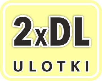 Ulotki 2xDL do DL1000 szt. 130 g 2DL Dwie Strony Kolorowe PREMIUM