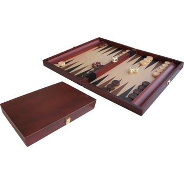 Backgammon 35x24cm drewno intarsjowane