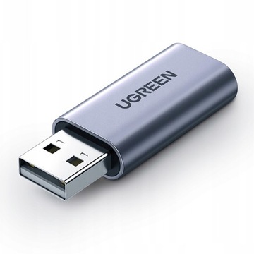 UGREEN ADAPTER AUDIO AUX PRZEJŚCIÓWKA Z USB-A 2.0 DO MINIJACK 3,5MM