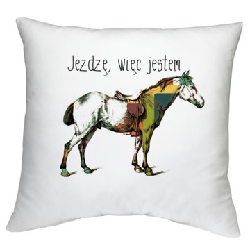 PODUSZKA dla MIŁOŚNIKÓW KONI KOŃ jazda wzory