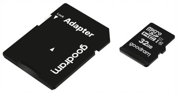 Карта памяти GOODRAM microSD 32 ГБ, класс 10