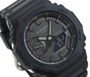 ORYGINALNY G-SHOCK GA-2100-1A1ER CZARNY CARBON BOX