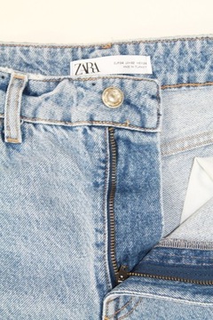 ZARA WOMAN, SPODNIE MOM JEANS - XS - PRZYTARCIA