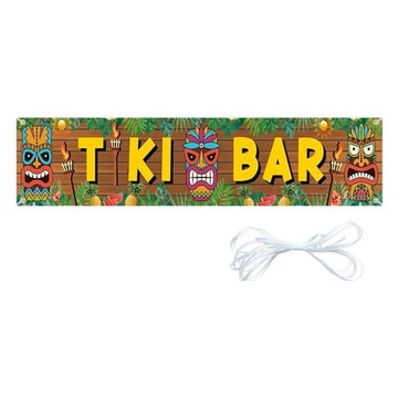 Tiki Banner Poster Party Holiday Kitchen Backdrop