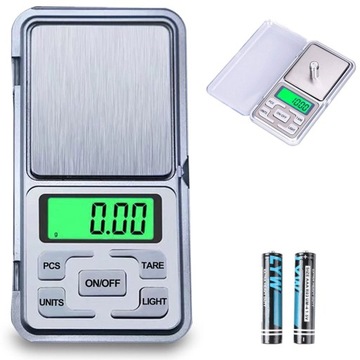 Waga jubilerska PRECYZYJNA ELEKTRONICZNA 200g 0,01g wagi lcd mała