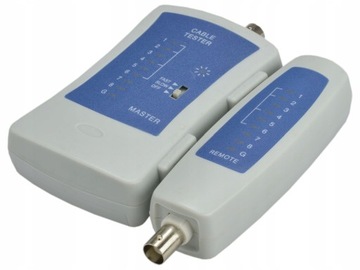 NEKU Tester kabli sieciowych LAN RJ45 RJ11 BNC LED