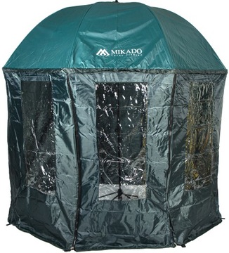 МИКАДО ЗОНТИЧНАЯ ПАЛАТКА С КРЫШКОЙ, ЗАКРЫТАЯ, ПВХ, 2,5 м