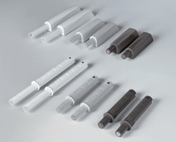 Бампер K-Push длинный 37 мм прочный серый прочный с нажимной резинкой TIP-ON и адаптером