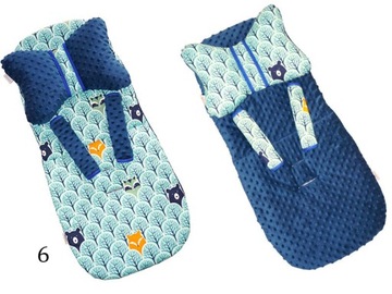 ВСТАВКА ДЛЯ КОЛЯСКИ MINKY С БАБОЧКОЙ И РЕМНЯМИ