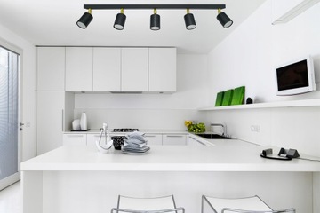 ТОЧЕЧНЫЙ ПОТОЛОЧНЫЙ СВЕТИЛЬНИК ГАЛОГЕННЫЙ GU10 5 ПОДВИЖНЫЙ ЧЕРНЫЙ ЗОЛОТОЙ СВЕТОДИОД