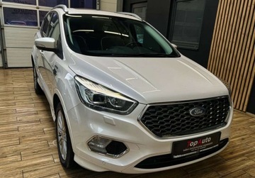 Ford Kuga II SUV Facelifting 2.0 TDCi 180KM 2017 Ford Kuga II VIGNALE AUTOMAT gwarancja bezwypadkowa zarejestrowa 4x4, zdjęcie 4