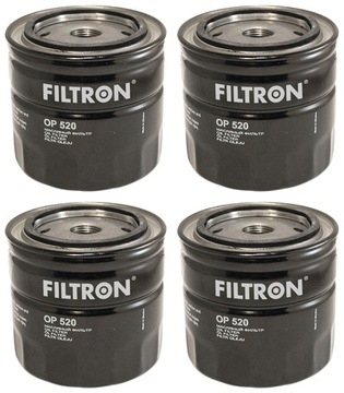 4× FILTR OLEJE FILTRON OP 520