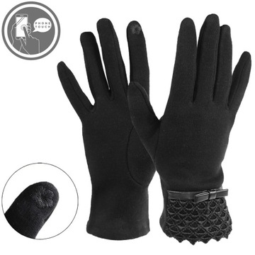 Женские элегантные теплые перчатки на осень и зиму для телефона MORAJ