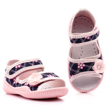 VIGGAMI KAPCIE BUTY DZIEWCZĘCE SANDAŁY MARYLKA 23