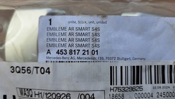 SMART 453 ZNAK
