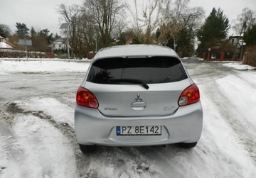 Mitsubishi Space Star Hatchback 5d 1.0 71KM 2014 Mitsubishi Space Star SERWISOWANY Zarejestrowany tani ekonomiczny Benzyna, zdjęcie 16