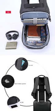 Противоугонный рюкзак T-B3335 15,6