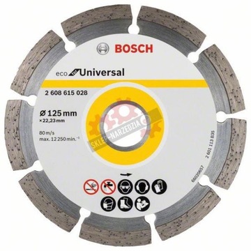 BOSCH Tarcza diamentowa do cięcia beton cegła 125