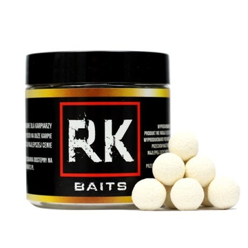 Kulki proteinowe RK Baits Garlic Pop Up 12mm Haczykowe Pływające Czosnek