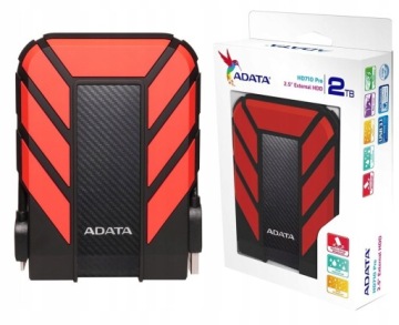 ADATA Durable HD710 PRO Dysk Zewnętrzny 2TB USB3.2 Czerwony