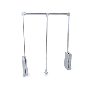 Emuca Pantograf Hang, opuszczany wieszak, Regulowana szer. 83/115cm, Chrom