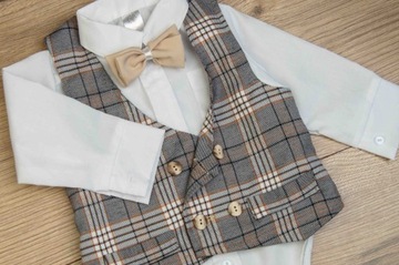 ДЕТСКИЙ КРЕСТИЛЬНЫЙ КОСТЮМ НА ОДИН ГОДА РОЖДЕСТВЕНСКИЕ 80-Е