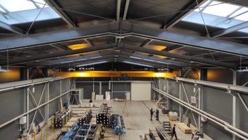 Металлическая конструкция производственно-складского цеха