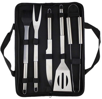 Принадлежности для барбекю - набор из 9 аксессуаров + футляр.