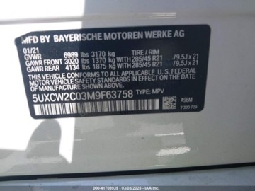BMW X7 2021 BMW X7 xDrive40I 2021 3.0l 3.0 Benzyna 335KM, zdjęcie 13