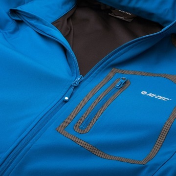 KURTKA MĘSKA NILS SOFTSHELL Z KAPTUREM TREKKINGOWA XXL 10000