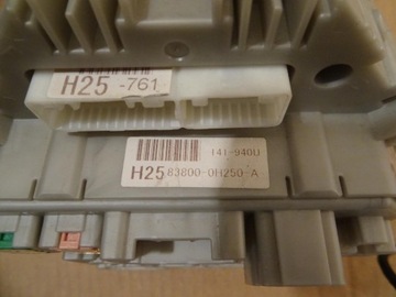 CITROEN C1 PEUGEOT 107 BUDÍKY PŘÍSTROJOVÁ DESKA 83800-0H250