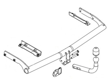 SLUPSK AUTO ZAŘÍZENÍ(HÁK) TÁŽNÝ NISSAN NOTE 1 I 2006-13