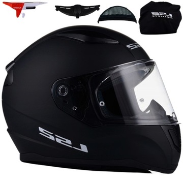 Kask Motocyklowy LS2 Rapid Czarny System Pinlock Solid Black MAT Rozmiar S