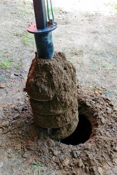 Wiertnica ręczna do studni 145mm 7m szlamówka 110