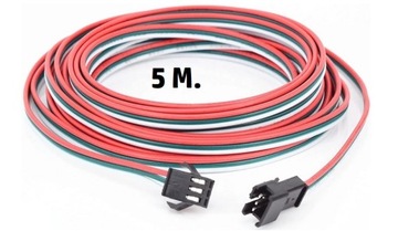 PRZEDŁUŻKA Złączka JSTM-SM 3PIN taśma led cyfrowa adresowalna 500 CM