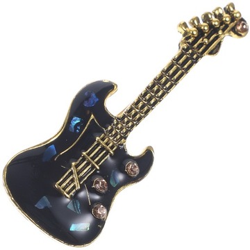 BROSZKA Gitarowa PIN WAKACYJNY STOP DEKORACYJNY Z DYSZONEM